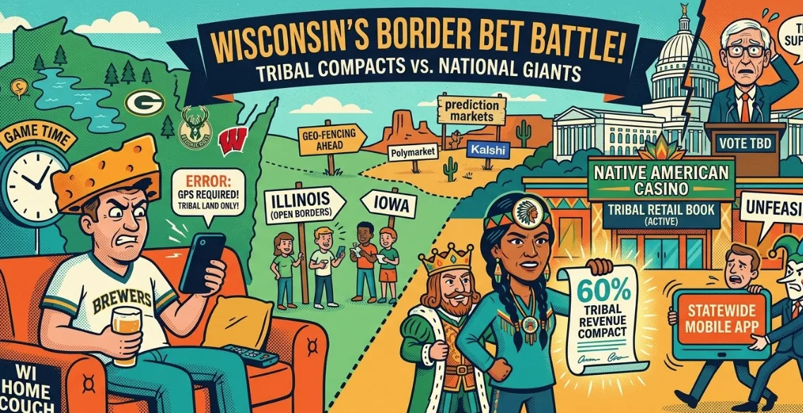 Wisconsin’s Mobile Betting Muddle: Why You’re Still Driving to the Casino Parking Lot